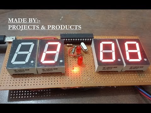 How to make Step by Step Digital Clock Using ATmega328 ic