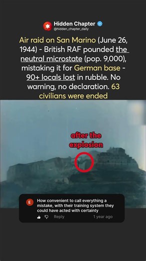 🇬🇧 Air raid on San Marino - 63 Civilians Hit in "Mistake"! 😱