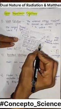What is Work Function , Threshold Frequency & Wavelength 💥 Class 12th #physics #mpboard #cbse