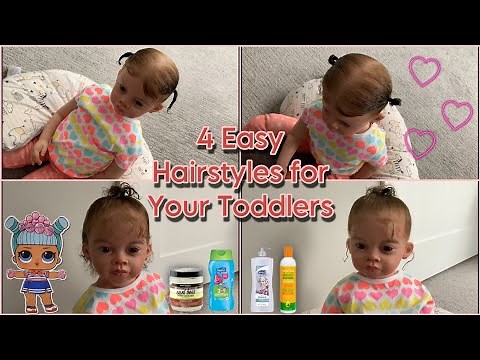 4 Quick & Easy Hairstyles For Reborn Toddlers! | Mya Reborns