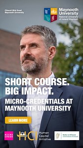 Boost your professional development with Micro-Credentials at Maynooth University! Upskill and reskill with short, part-time courses widely valued by employers. ✔️ Flexible study options: Online, in-person, or blended ✔️ 50% fee subsidy available* ✔️ Expert-led, career focused learning Don’t let this opportunity pass—apply now and invest in your professional growth! *Terms & Conditions apply. | Maynooth University | Facebook