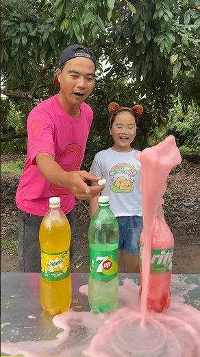 Mirinda, Sprite, 7up VS mentos