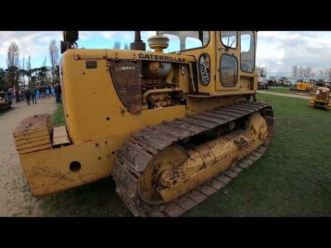 1975 Caterpillar D4D 60J 5.7 Litre 4-Cyl Diesel Crawler Tractor (65 HP) at Newark Tractor Show 2025