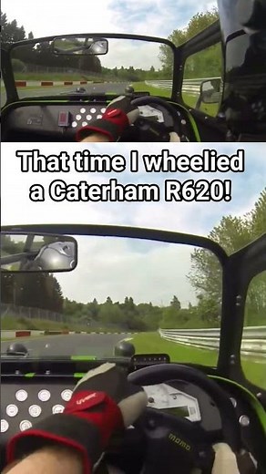 The #Caterham620R was a beast on the #Nürburgring #Nordschleife #lucky #fastcars