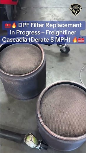 🧰🔥 DPF Filter Replacement In Progress – Freightliner Cascadia (Derate 5 MPH) 🔥🧰