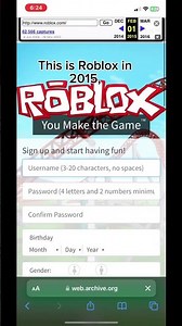 Wayback Machine, What Roblox looks like in 2015 and 2019.￼ #fypシ #fypシ #fypシ #fypシ