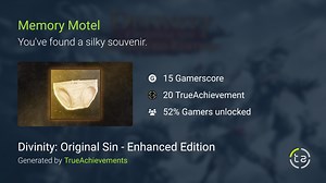 Memory Motel achievement in Divinity: Original Sin - Enhanced Edition