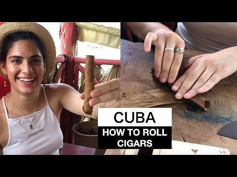 Authentic Cuban cigar hand rolled - Instructions from manufacturer