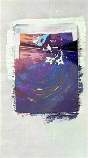 Painting an Azelf Card!