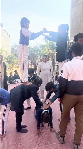 💪✨ Human Pyramid by Girls | “Ziddi Dil” Song Performance ✨💪