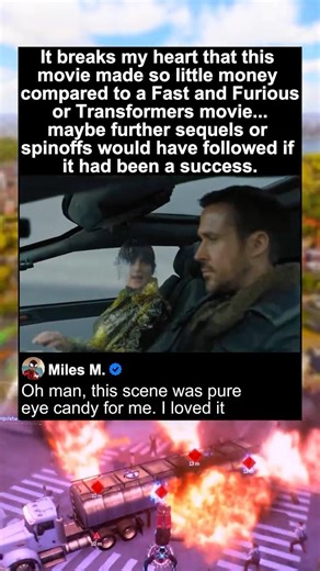 Blade Runner 2049 - Ryan Gosling in a flying vehicle crash (2017)