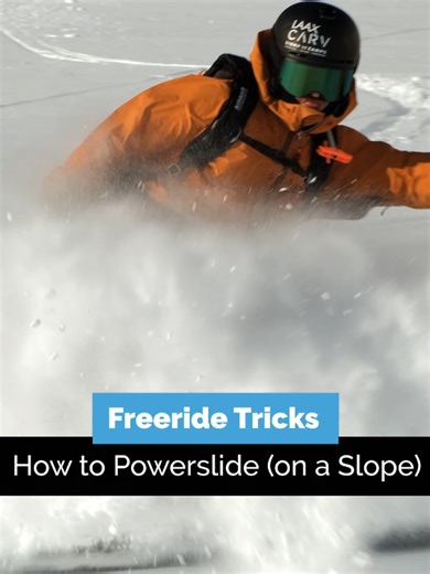 Freeride Tricks | How to Powerslide (on a Slope) Unlock the powerslide: the ultimate freeride power move! 🔥Master this game-changing technique and transform your mountain experience! 📍 Join our Freeride Camps in Laax, Switzerland Sign up now: http://stompitcamps.com #ski #skiing #camp #tricks