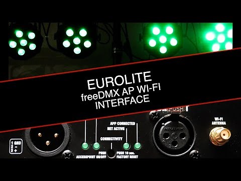 Eurolite DMX WI-FI Interface "freeDMX-AP" - Features