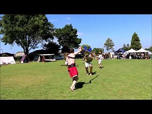 GLADIATOR FIGHT - Retiarius vs Thraex at Tauranga Time-travellers Faire 2019