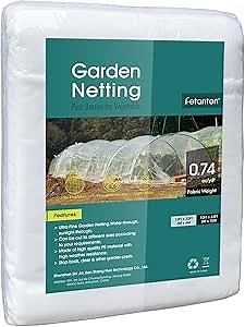 Garden Netting, Fetanten 10 x 33 FT Plant Bird Netting Fruit Tree Netting Raised Bed Screen Mesh for Protector Plants Vegetable Fruit from Animals and Insect (1 PCS)