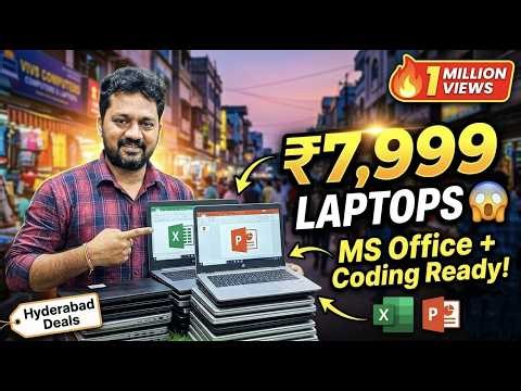 Touch 360° Laptop for Just ₹7,999 😱 | Full Coding Support | Hyderabad Deal!