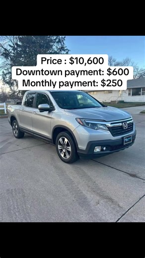 2017 Honda Ridgeline • RTL Pickup 4D 5 ft for sale !! Mileage Transmission Exterior color Safety rating Fuel economy Seats Trim Clean title Driven 123,076 miles Automatic Silver 5/5 NHTSA safety rating 18.0 MPG city • 25.0 MPG highway • 21.0 MPG combined 5 RTL Pickup 4D 5 ft This vehicle has no significant damage or problems. #UsedCars #fyp #luxurycars #truck #ForSale