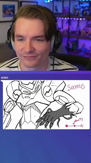 Venomized Samus animated in Gartic Phone! #venom #samus #metroid #garticphone #rubberross