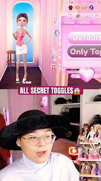 All SECRET toggles in Dress to Impress latest update (DTI Roblox) #robloxgames #dtiupdate