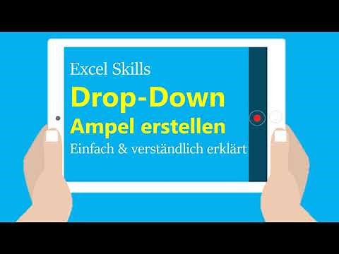 Excel: Create a traffic light dropdown list with text [Tutorial selection field conditional forma...