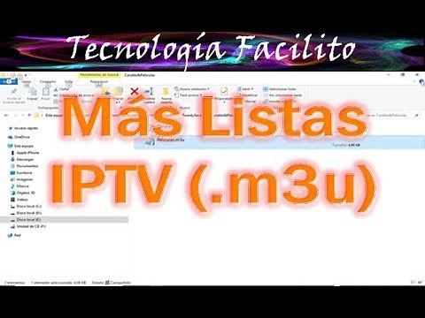 Listas IPTV (M3U)