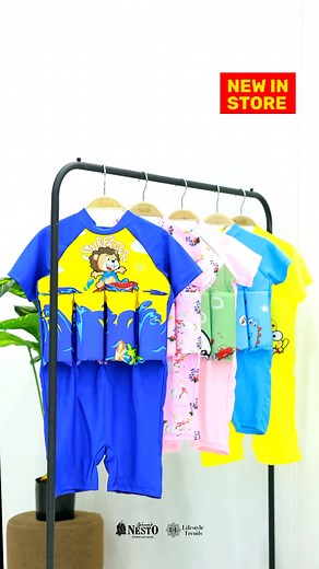 Make a splash this summer with Nesto Hypermarket's new collection of kids' swimming suits! From cute and colorful designs to practical and durable options, we have something for every water-loving child. Shop now and get your kids ready for a summer full of fun in the sun! 🏊‍♀️🏖️ . . . . . . #NestoHypermarket #SwimIntoSummer #KidsSwimmingSuits #NewArrivals #swimwear #bikini #swimsuit #summer #beachwear #beach #fashion #swim #swimming #model #beachlife #fitness #summervibes #style #swimsuits #l