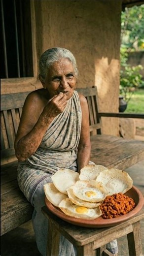 Traditional Village Cooking: Grandma’s Secret Egg Hoppers 🇱🇰 🔥