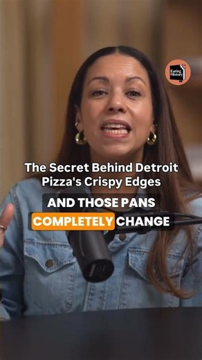 The Secret Behind Detroit Pizza's Crispy Edges🍕