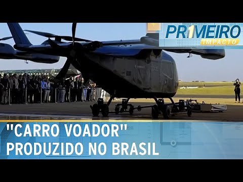 Embraer divulga imagens de "carro voador" produzido no Brasil | Primeiro Impacto (23/07/24)