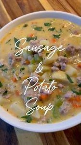 Sausage & Potato Soup #soup #souprecipe #soupseason #potatosoup
