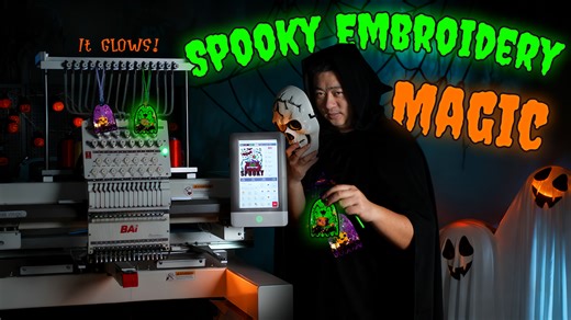 🎃 Glow Embroidery Spook! This Halloween, make your embroidery actually glow! 👻 Alan from BAi TV shows you how to create a spooky glow-in-the-dark charm step by step using THE VISION embroidery machine. ✨ Perfect for beginners and pros — bring some magical light to your Halloween crafts! 🪄 👉 Watch the full tutorial now! 👉 Learn more about the BAi machine I used: https://bai.store/details/THEVISION?invitation_code=0000FZ4003 #baiembroiderymachine #machineembroidery #halloweencostume #Hallowee