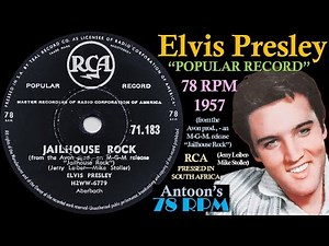 Elvis Presley | Jailhouse Rock | RCA 78 rpm | 1957 South Africa