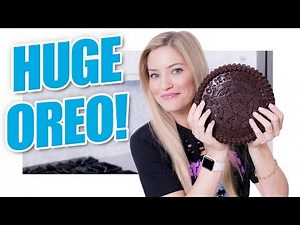 How to make a MASSIVE Oreo Cookie!