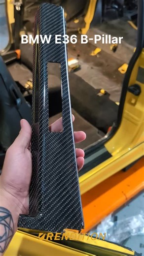 E36 hub on Instagram: "BMW stopped making it. We didn’t. The first ever full reproduction E36 Coupe B-Pillar trim is finally here. No rewraps. No refurbished 30-year-old plastic. This is a from-scratch replacement, built using heat resistant ABS composite with redesigned reinforced mounting tabs to eliminate sagging, cracking, and loose fitment for good. OEM part numbers 51438151405 /51438189196 are long discontinued this is the permanent fix E36 owners have been waiting for. 🙌 Direct bolt on r