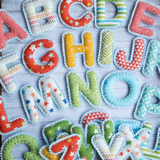 Magnet Alphabet Felt Letter Alphabet Letters Refrigerator Magnets Home Decor Magnet Preschool Learning Toy Stuffed Letters - Etsy