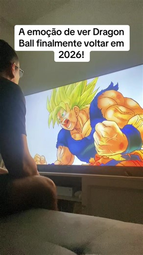 A emoção de ver Dragon Ball finalmente voltar em 2026! #dragonball #anime #fyp #foryou #tiktok