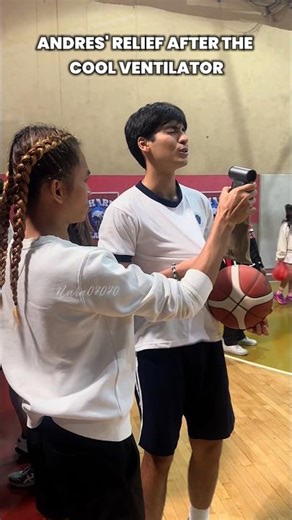 Andres' relief after the cool ventilator😀 #andresmuhlach #amnse #couple #love #fyp #ashdres