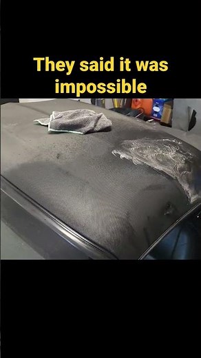 Amazing repair of convertible roof. Completely repaired & restored. Full video on channel.