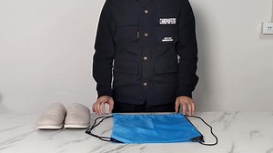 Custom Logo Nylon Draw String Bag Backpack Recycled Waterproof 210D Polyester Drawstring Shopping Bag Sport Promotion Backpack