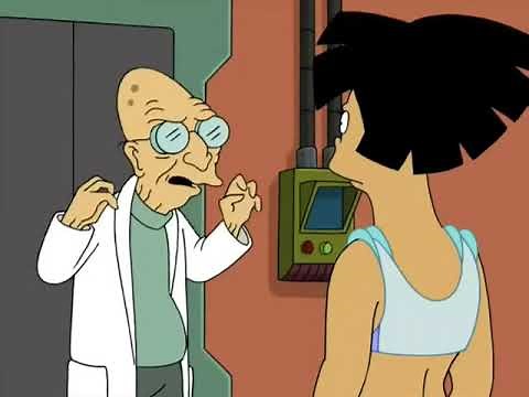 Futurama - Scruffy's rolling out a large pill / I'll be in the Angry Dome