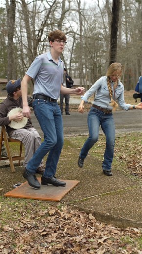 👣🪕👣 With Jake Fennell & Daniel Rothwell #dancingfiddler #buckdance #flatfoot #banjo #oldtime | Hillary Klug