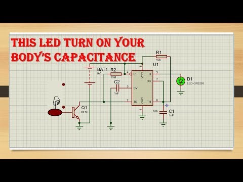 This Touch Sensor Circuit Works Without a Button 😱 | Simple Electronics Project