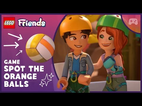Game 🔍🕵️‍♀️ Can You Spot all 3 ORANGE 🟠 Balls?! 🤔 | LEGO Friends: The Next Chapter