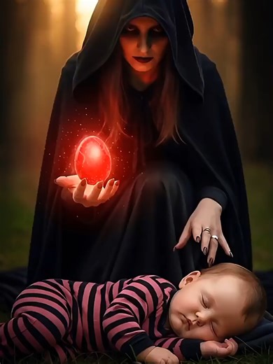 Evil Witch Curses Baby with a Magic Egg