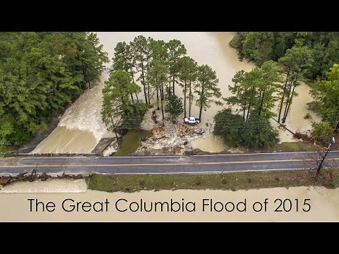 Aerial Footage of the Columbia, SC Flood 2015