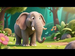 Elephants Have Wrinkles | Cartoon Nursery Kids Music Rhyme's And Song's