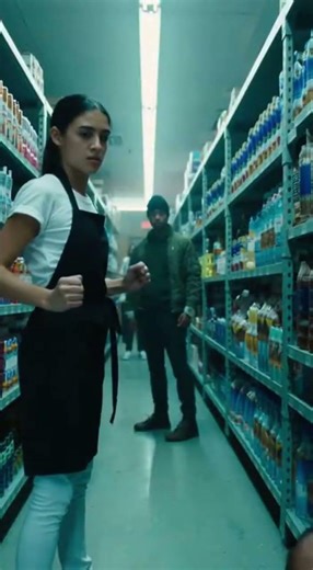 Epic store worker defense skills! 👊 #SelfDefense #Combat #MMA