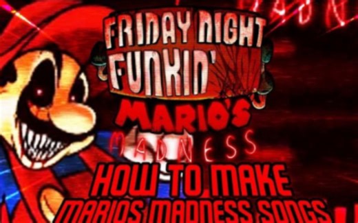 HOW TO MAKE FNF SONGS LINK MARIO'S MADNESS