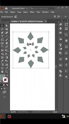 Creative 3D cube design in illustrator
