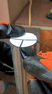 The fastest welder trick to work with thin pipes accurately #welding #welder #fabrication #metalworking | Thin metal welder